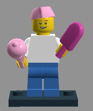 lego ice cream man