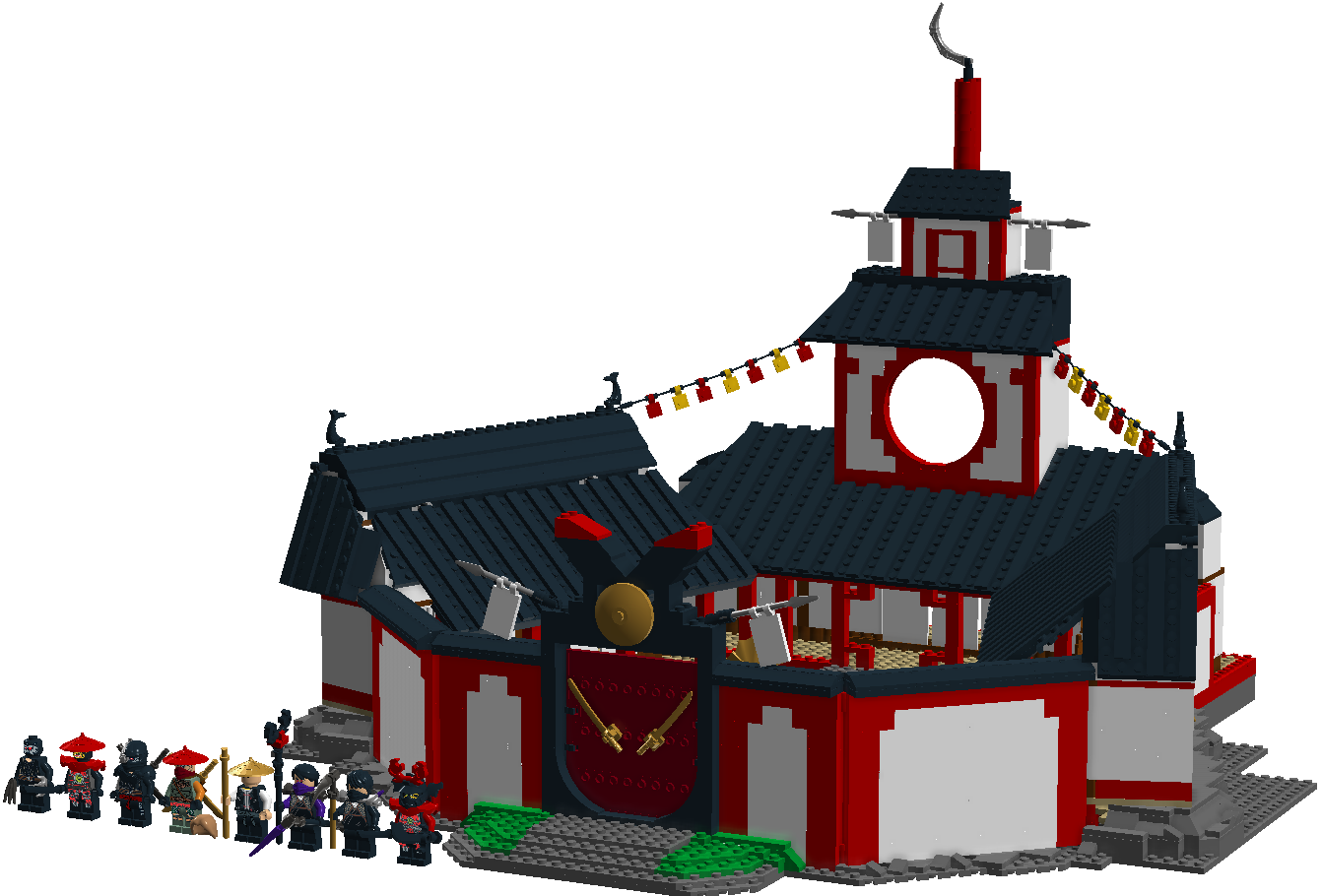 lego ninjago monastery set