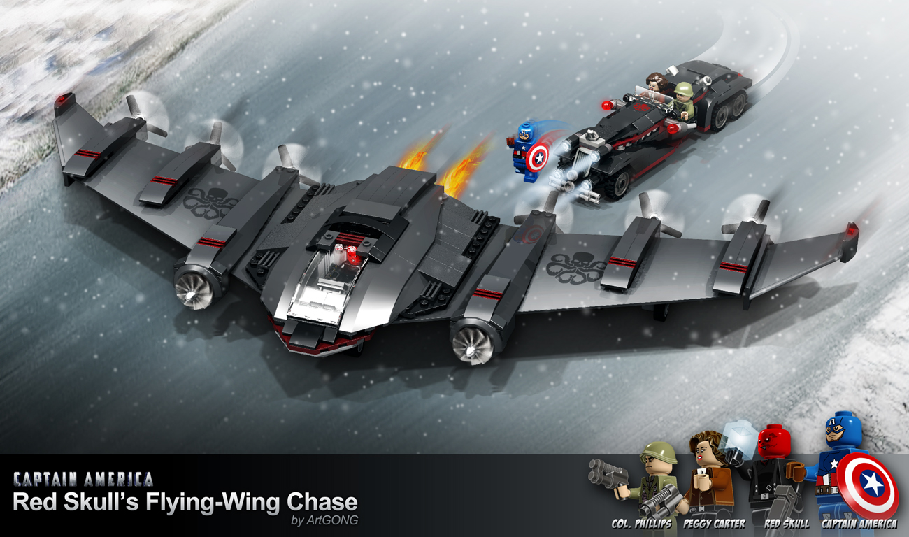 Red Skull's Flying-Wing Chase [My LEGO IDEAS Project] | Fandom