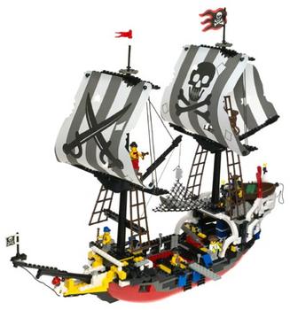 lego red pirate ship