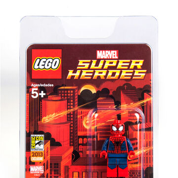 lego comic con spider man