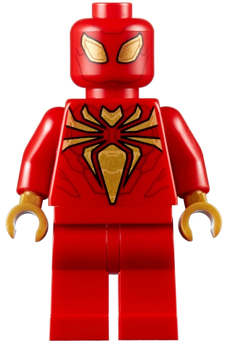 lego iron spider man minifigure