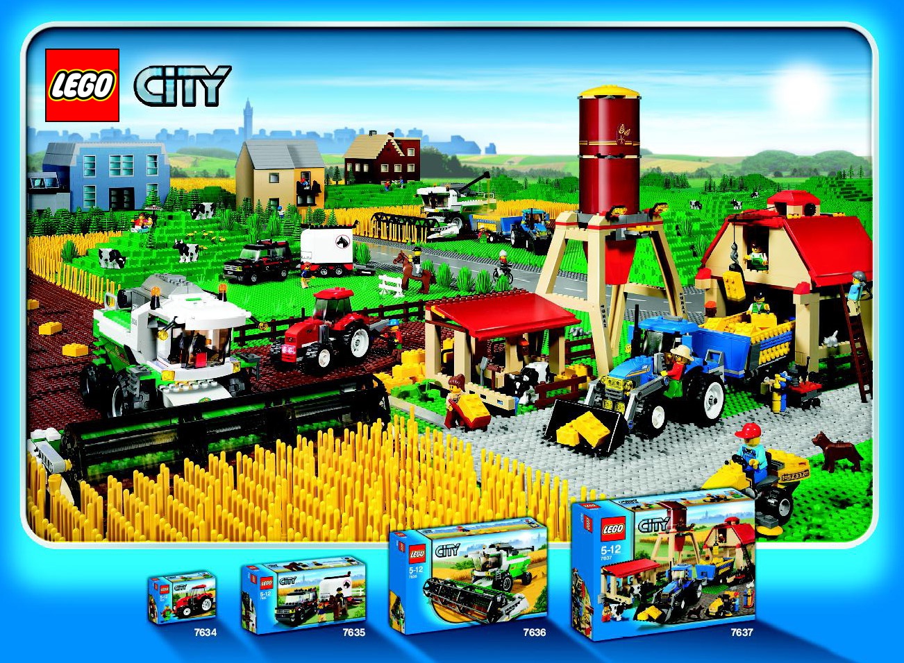 lego city farm 7637