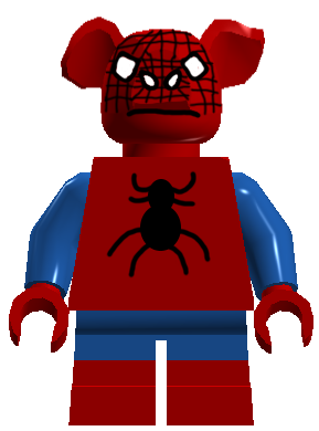 lego spider ham minifigure