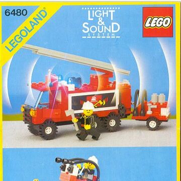lego light and sound fire engine