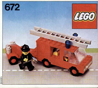 lego fire station 1980s