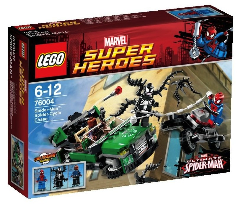 lego spider man bike