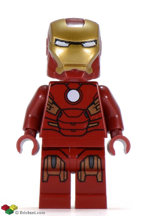 lego iron man marks