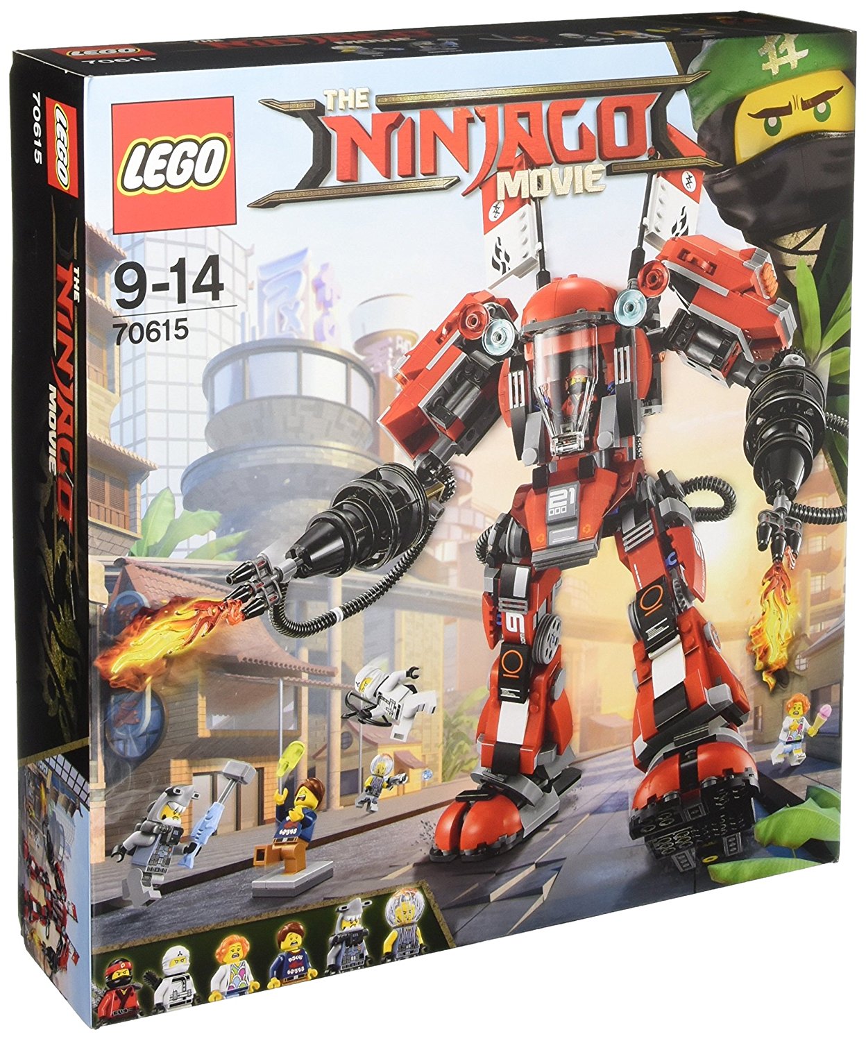 lego ninjago movie kai's fire mech