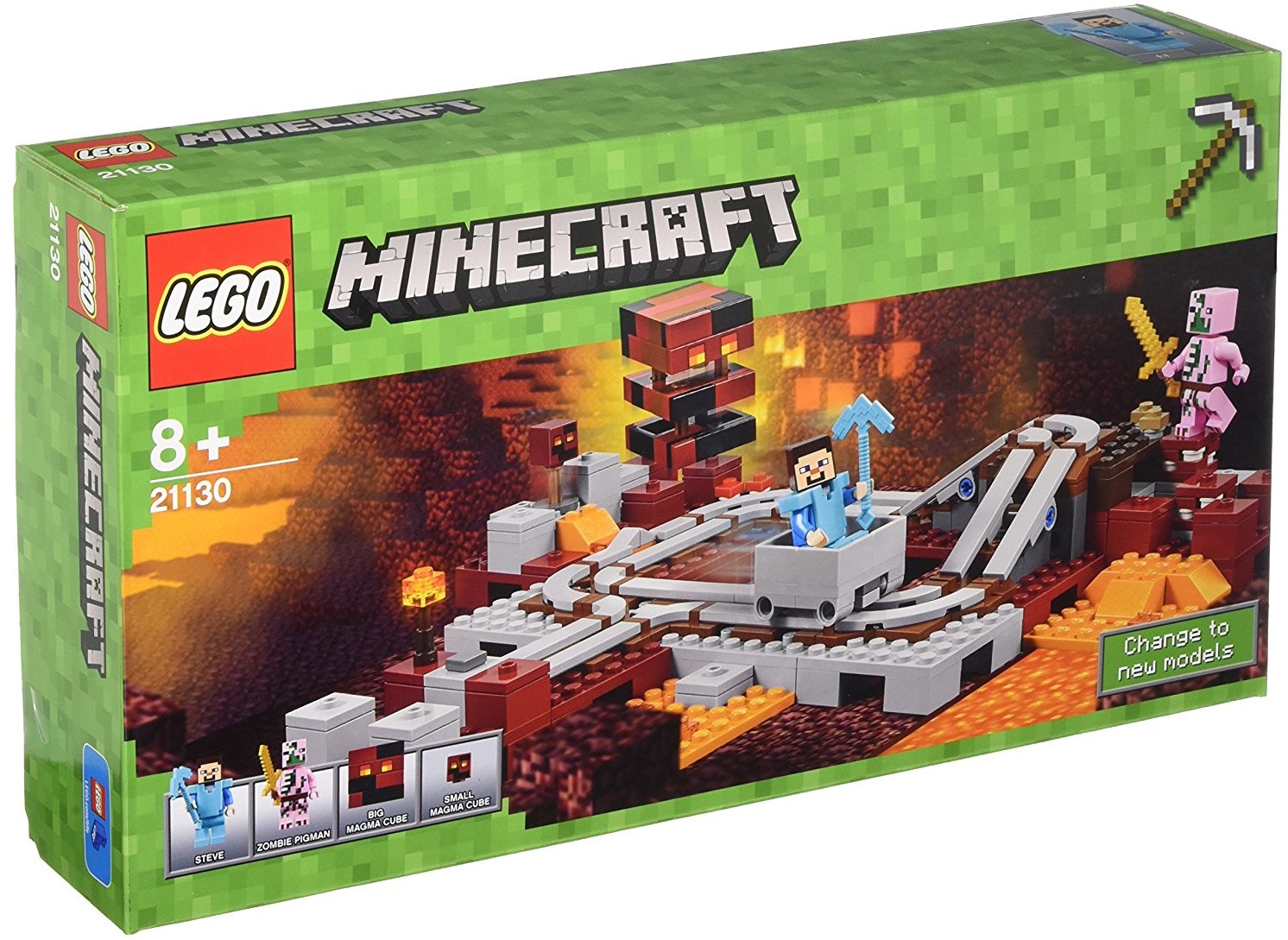 lego minecraft 21130 the nether railway