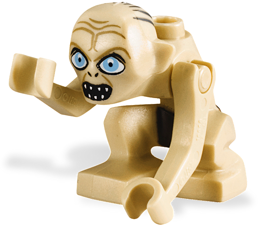 lego lord of the rings gollum fish
