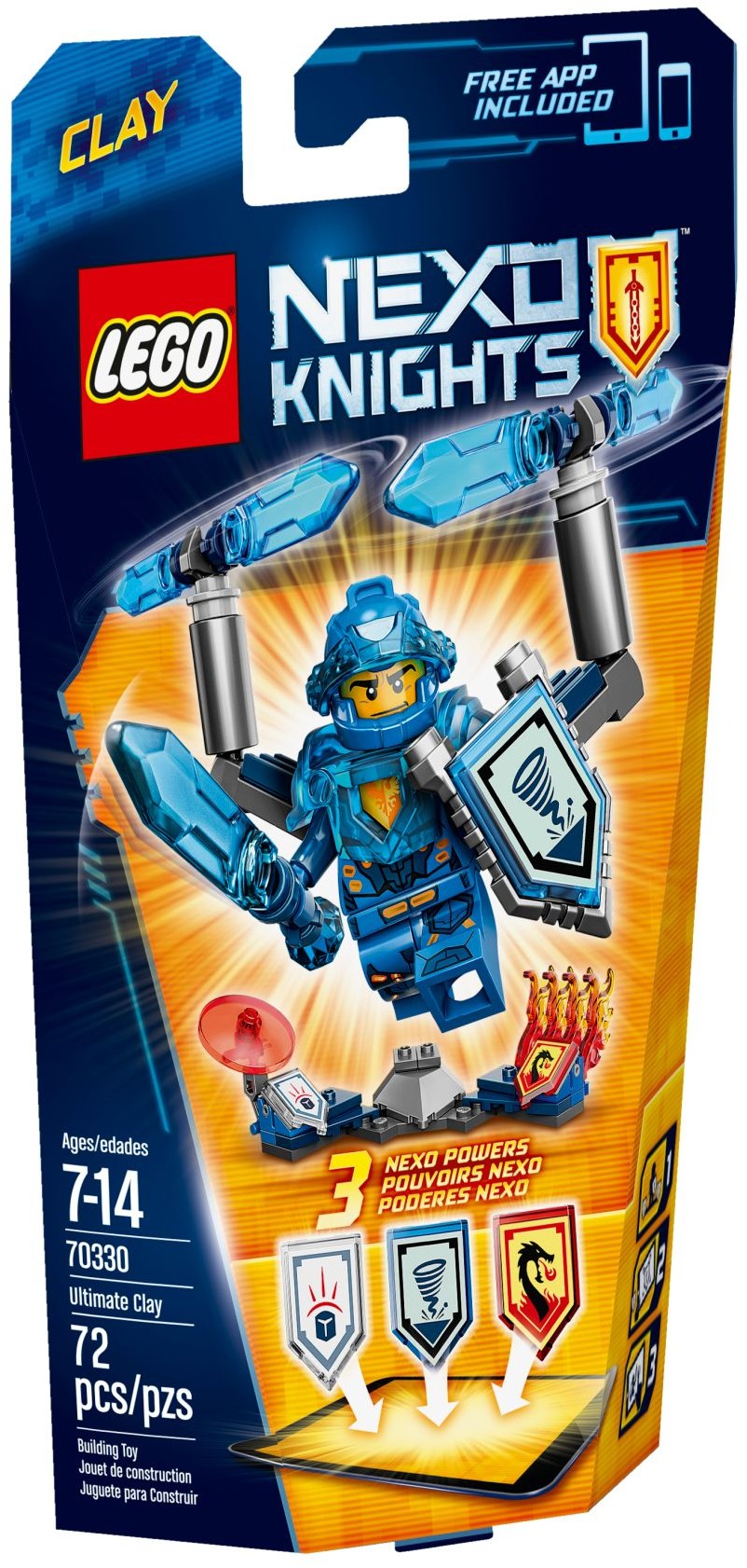 lego nexo knights clay sets