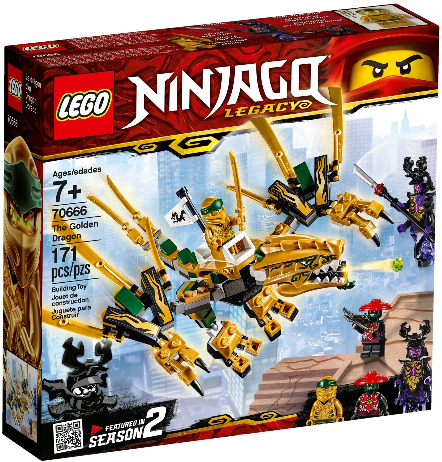lego 70503 ninjago golden dragon the final battle set