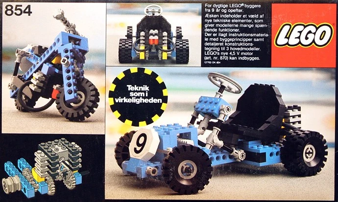 technic lego car 1980s
