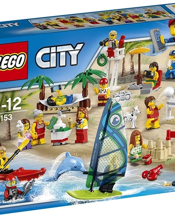lego people pack fun at the beach