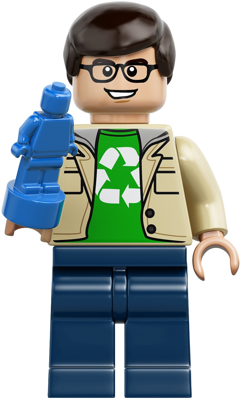 21302 Sheldon Cooper with Green Lantern LEGO Ideas Big Bang Theory Minifigure
