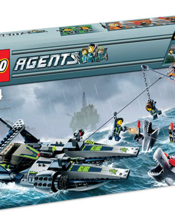 lego agents speedboat rescue