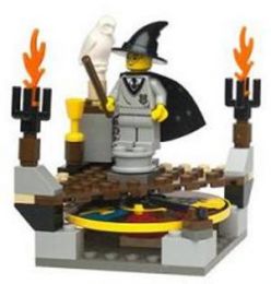 Headgear Sorting Hat Minifig Wizard - Black LEGO 4701 Harry Potter