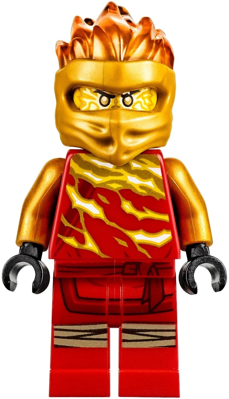 Lego mini figure 1 Yellow head with a face and a blue hand band #59