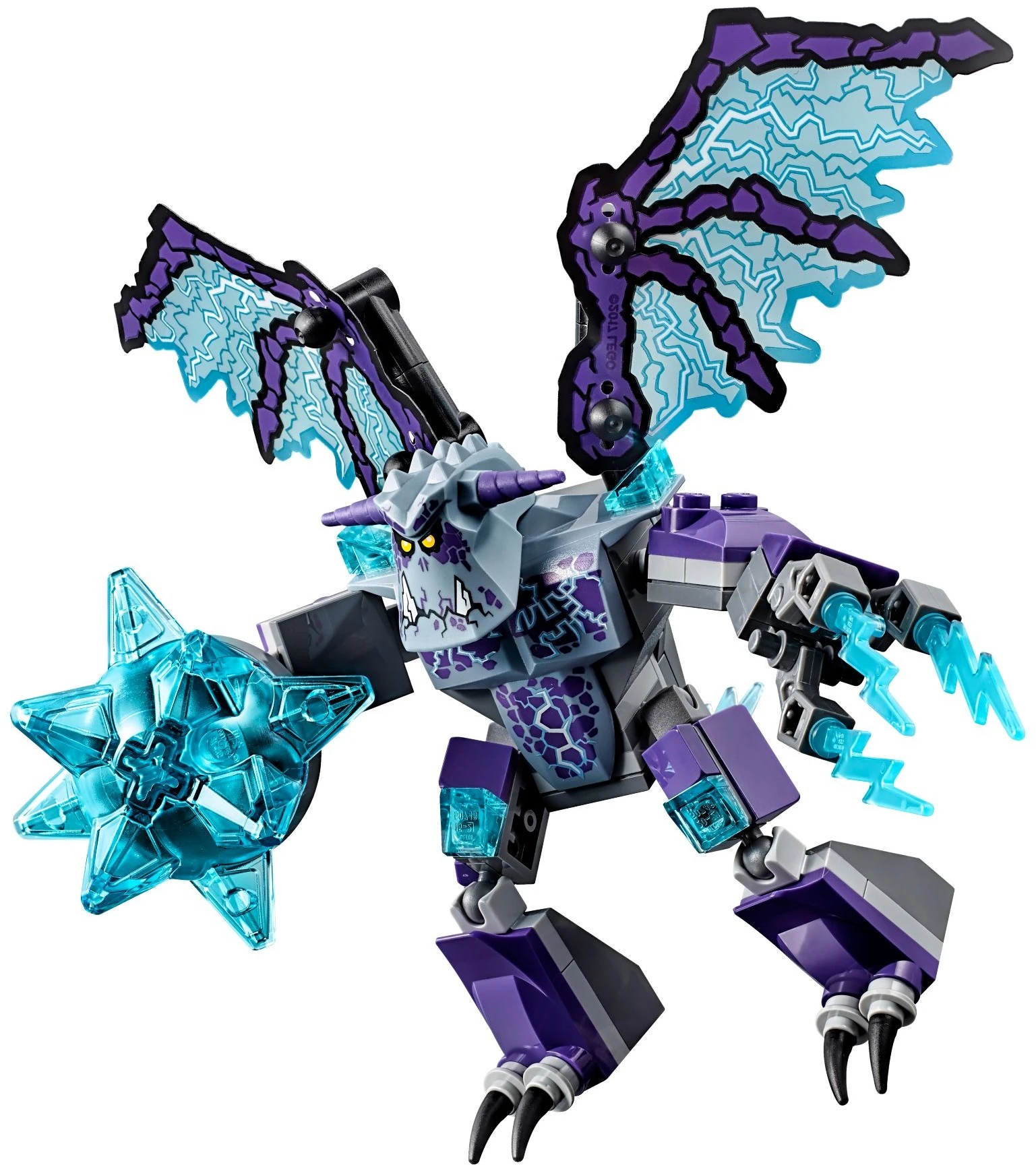 lego nexo knights clay's falcon fighter blaster