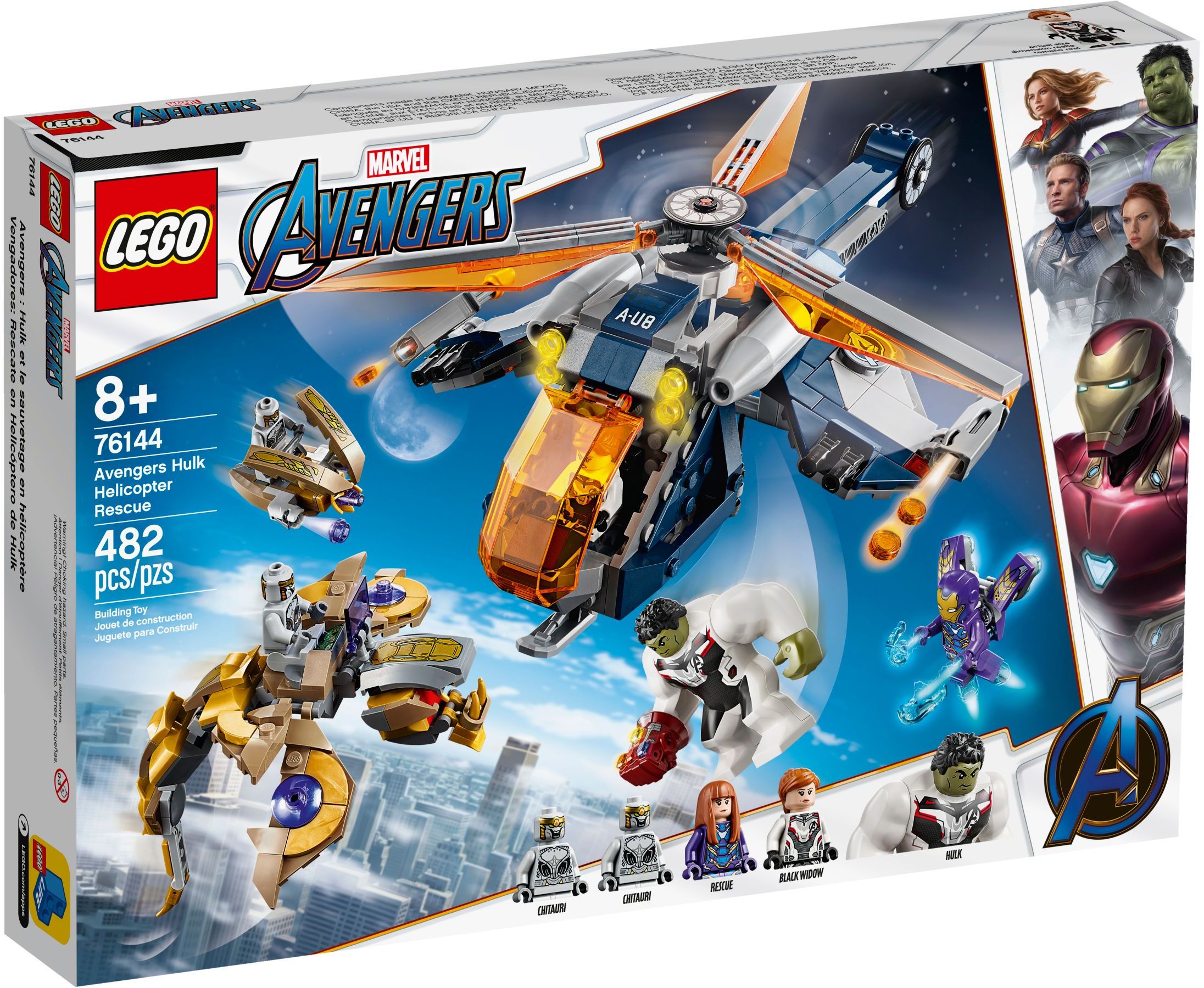 lego avengers endgame set hulk helicopter drop