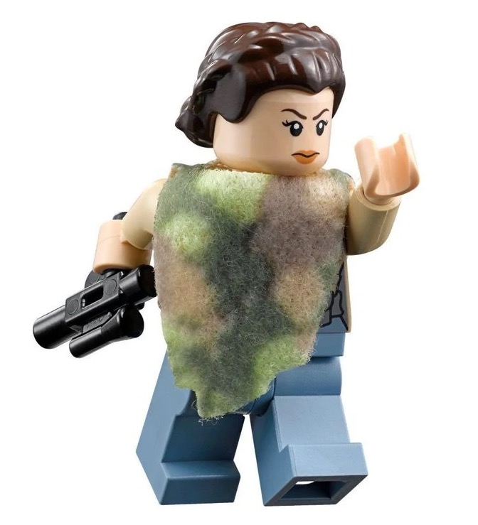 han solo and princess leia lego figures