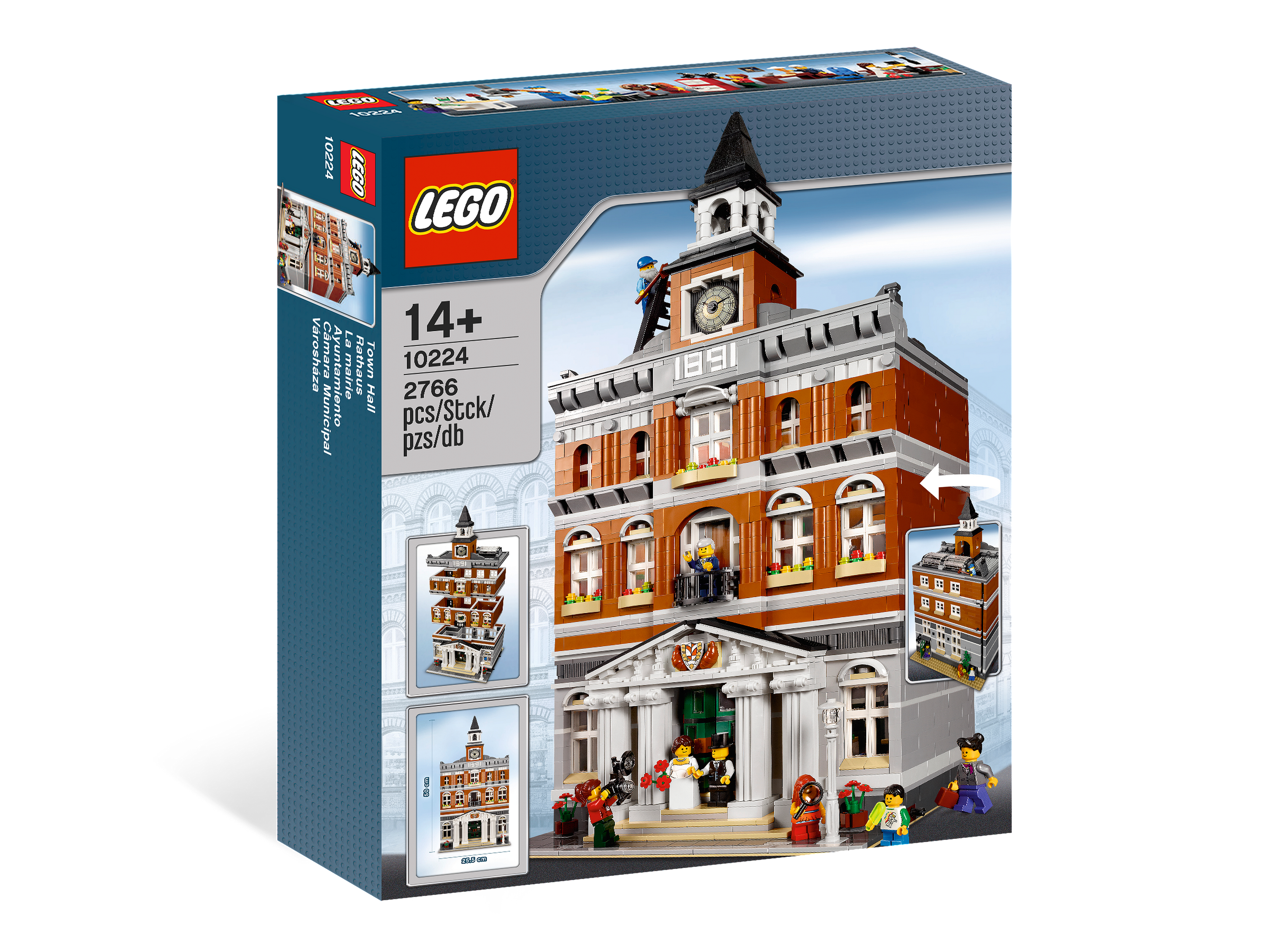 all lego modular buildings together