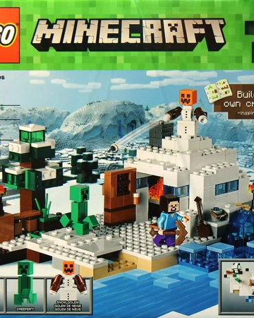 lego minecraft snow golem