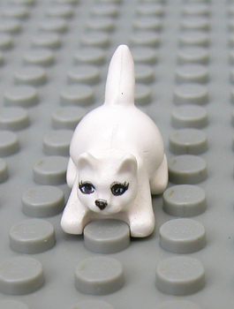 STANDING CAT LOOKING LEFT GIFT STRIPES PATTERN LEGO ANIMALS FRIENDS NEW