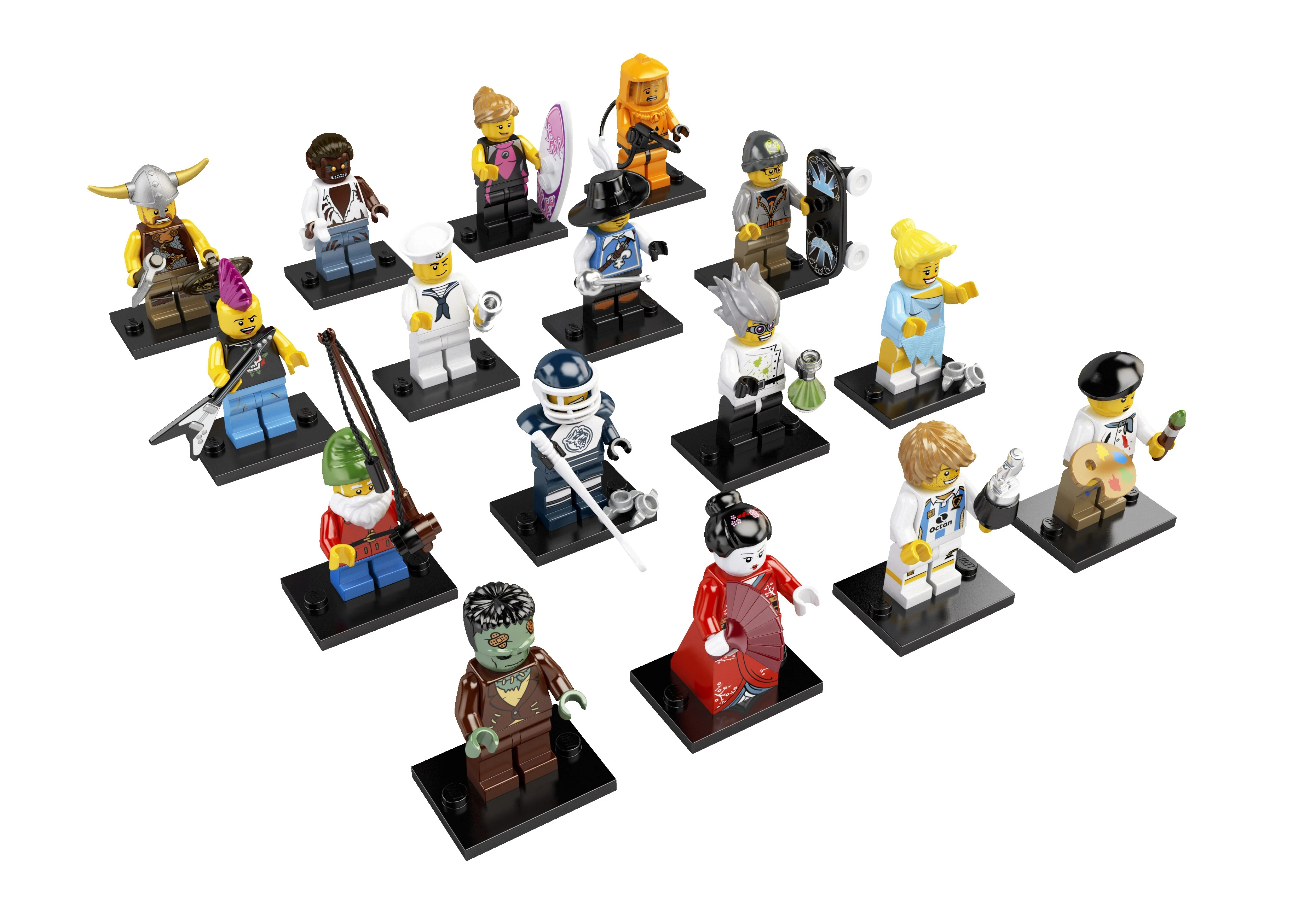 lego doctor who minifigures series