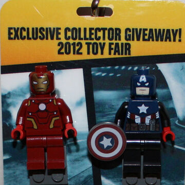 New York Toy Fair Exclusive Captain America And Iron Man Brickipedia Fandom