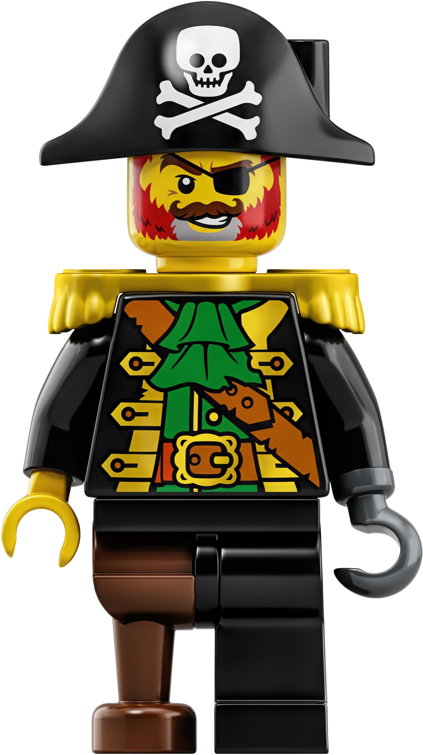 lego pirate captain minifigure