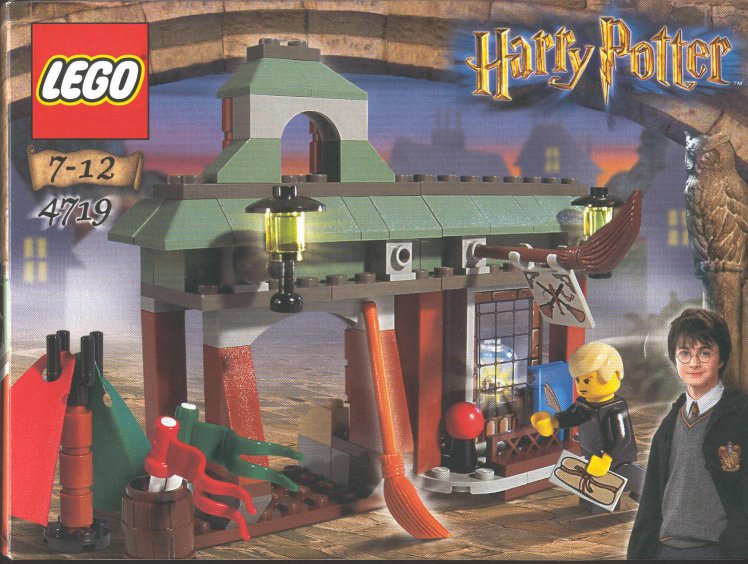NO BOX HARRY POTTER QUALITY QUIDDITCH SUPPLIES 2003 LEGO 4719