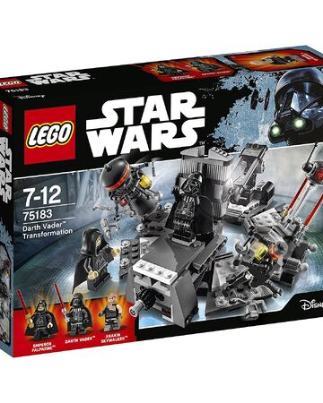 lego star wars darth vader transformation