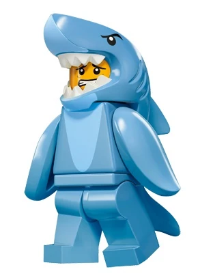 lego shark man minifigure