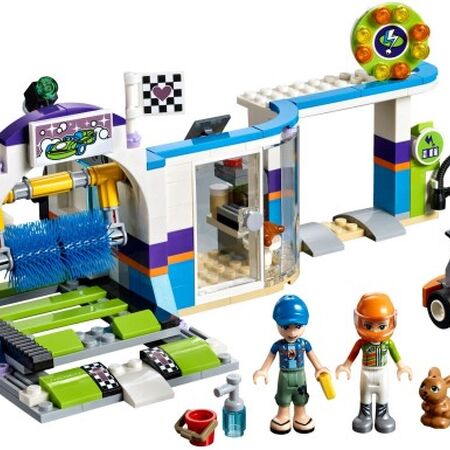 lego friends spinning car wash