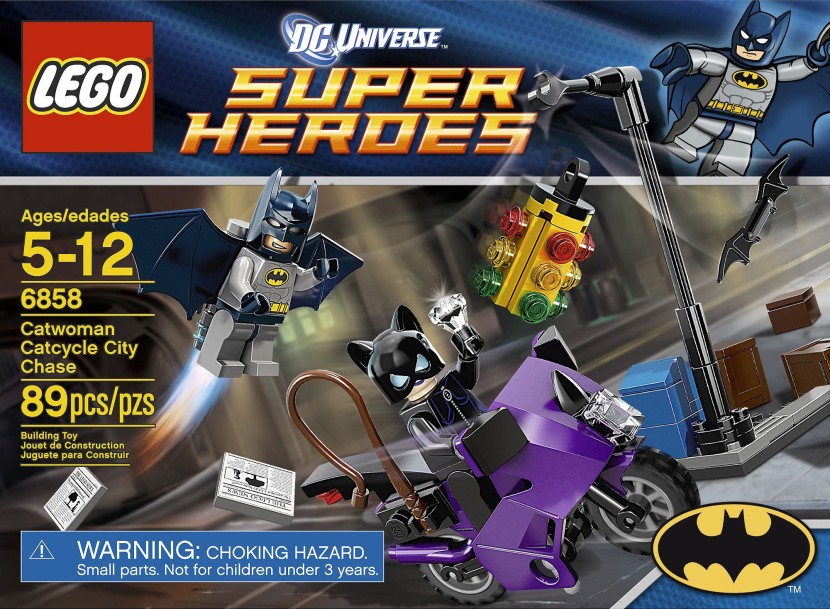 Lego Superheroes 6858 Catwoman Catcycle Chase set New In