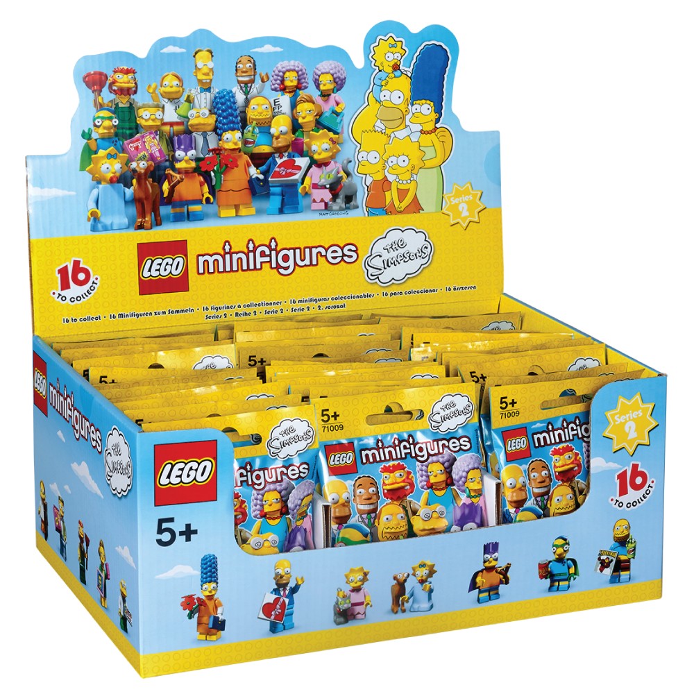 LEGO 71005 MINIFIGURE SIMPSONS Series COMPLETE SET of 16 figures w// tracking