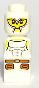 Red Blue White Yellow Lego Micro Figures Set of 4 Gladiators Minotaurus 3841