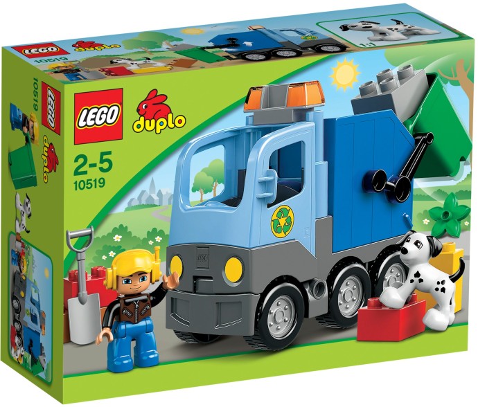 lego duplo recycling truck