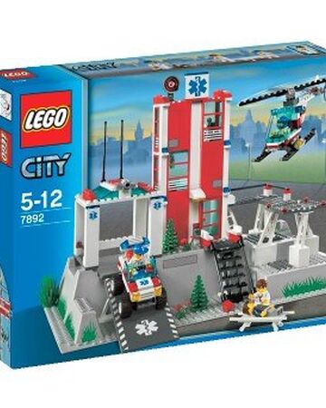 lego hospital plane