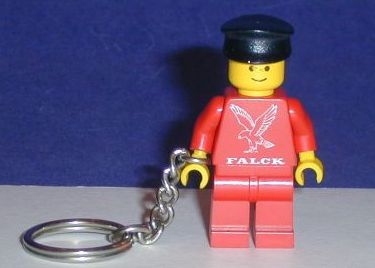 lego fireman keyring