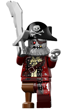 LEGO Zombie Pirate minifigure Series 14