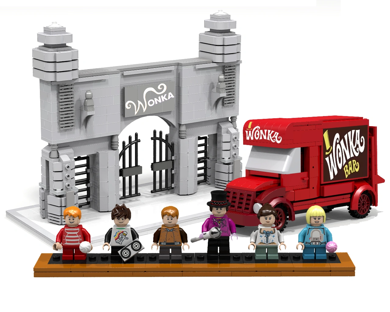 CategoryA Sweet Block Game Lego Charlie and the Chocolate factory