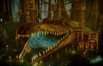 lego chima croc swamp hideout