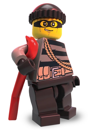 lego robber costume