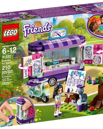 lego friends emma's art stand