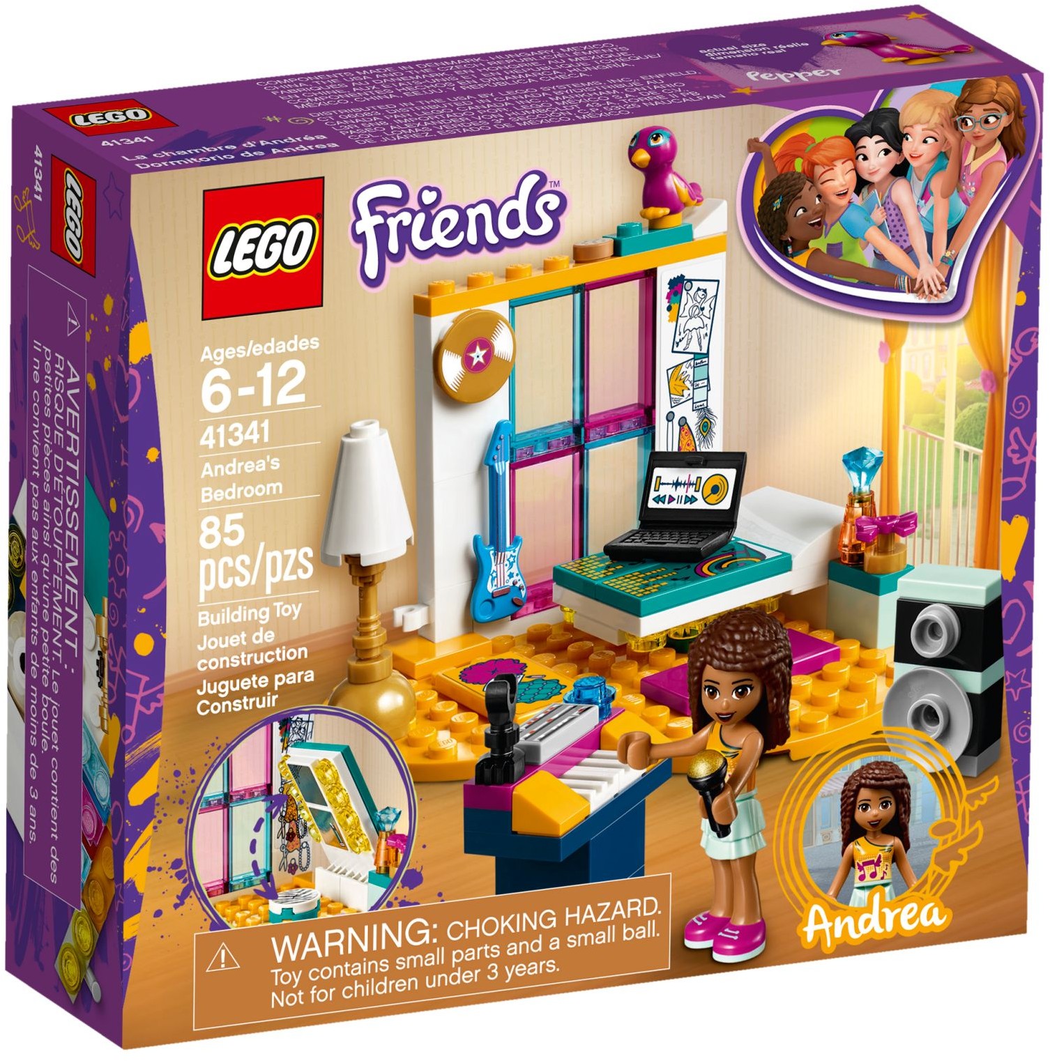 Andrea S Bedroom 41341 Lego Friends Wiki Fandom