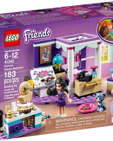 lego friends emma's deluxe bedroom 41342