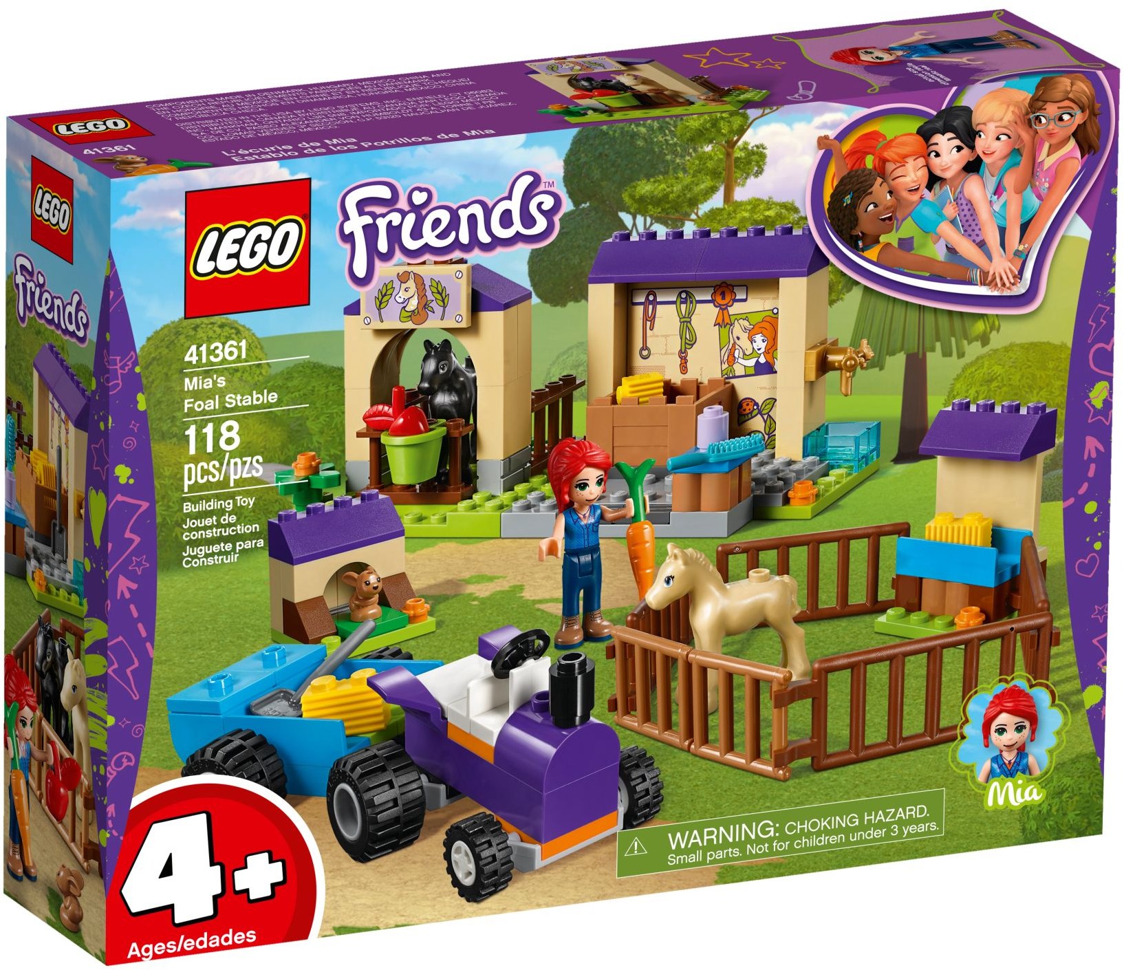 lego friends mia horse stable